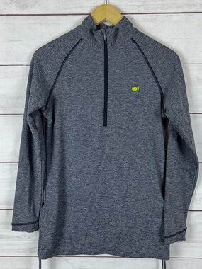 Masters Magnolia Lane Tech Women’s 1/4 Zip Athletic Top Size Small Golf Gray